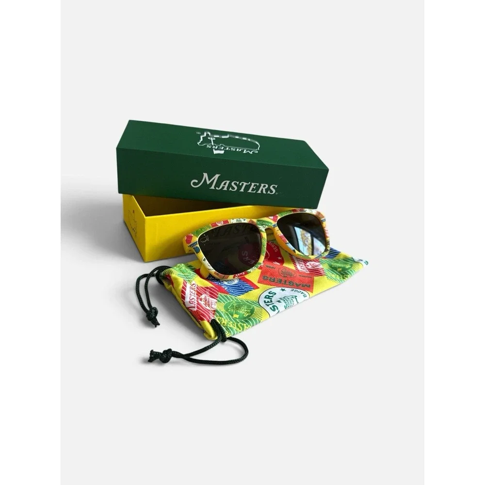 2026 Masters Exclusive Goodr Sunglasses The Badges Yellow New Augusta National
